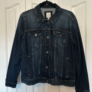 Lauren Conrad Dark Blue Denim Jacket, XL
